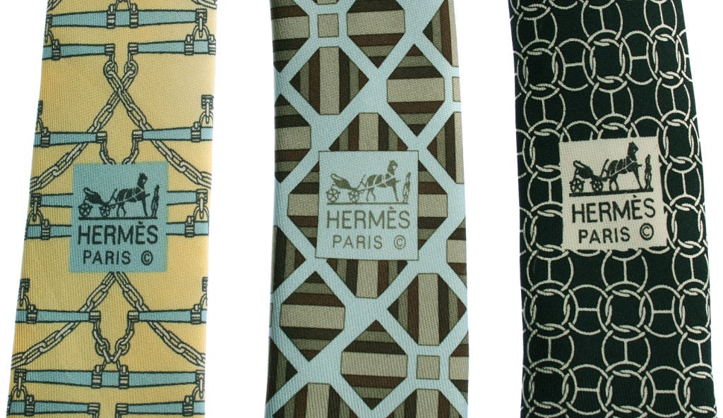 Vintage Hermes Neckties 3