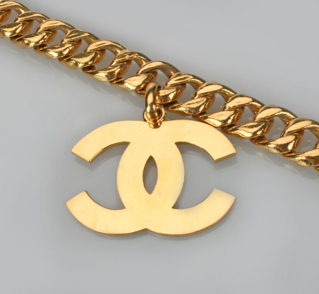 Women's CHANEL Logo Necklace and Belt