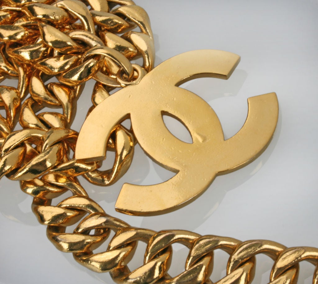 CHANEL Logo Necklace and Belt 1