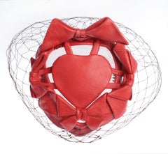 Bes- Ben Leather Heart Hat