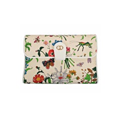 Vintage Gucci Flora and Fauna  Clutch/Strapped  Handbag