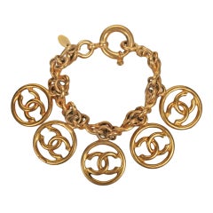 CHANEL Logo Bracelet