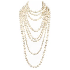 Fabulous CHANEL Multi Strand Necklace