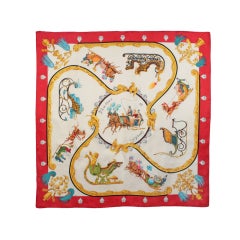 HERMES Holiday Silk Scarf - Plumes et Grelots