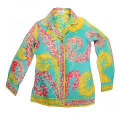 Vintage Mod PUCCI Print Shirt 1970
s