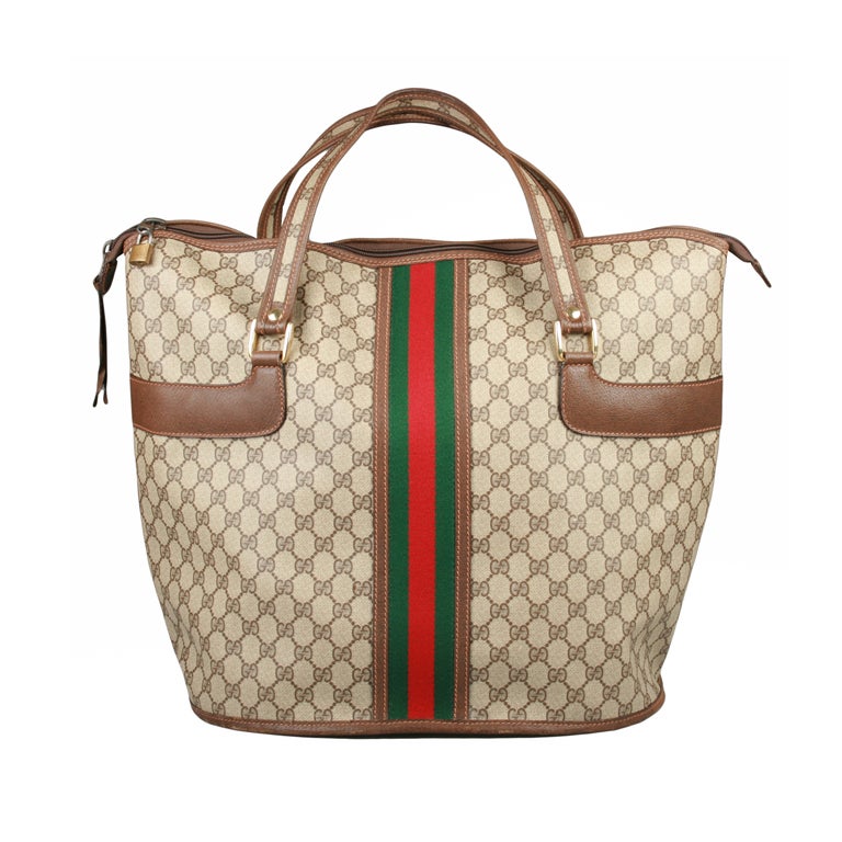 Large Vintage Gucci Tote