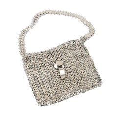 Iconic 1960's Paco Rabbane Bag with Unusual Clasp
