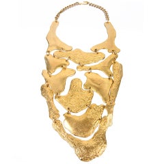 Pauline Trigere Bib  Necklace