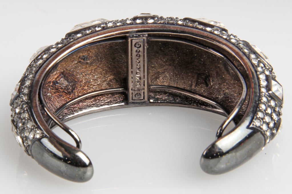 Women's Robert Goosens Vintage Rhinestone Cuff Bracelet