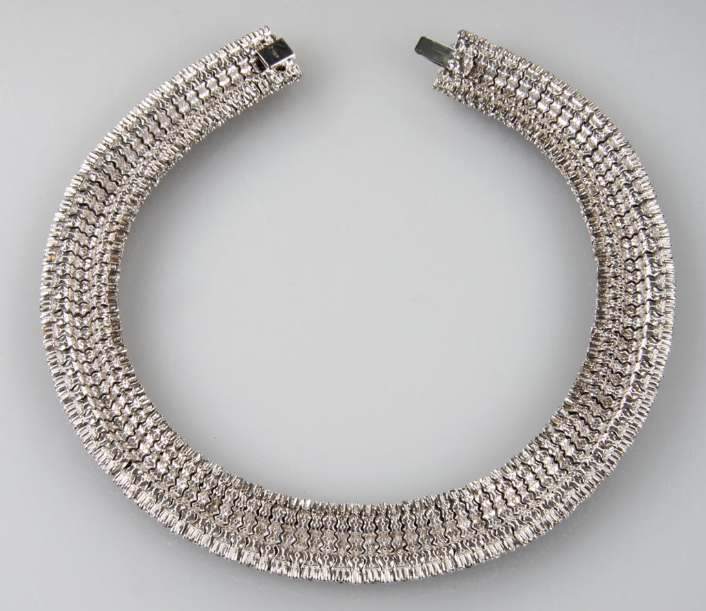 This is a beautifully made Ciner piece and is marked on the closure.