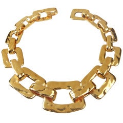 Vintage Yves St. Laurent Large Link Necklace