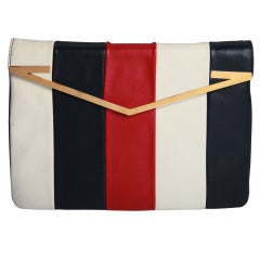 Red, White & Blue Valentino Clutch or Shoulder Bag