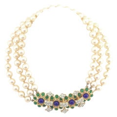 VINTAGE KJL For Laguna PEARL NECKLACE