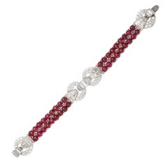 Boucheron Ruby and Diamond Bracelet