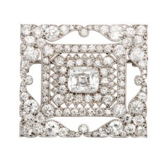 1920s Cartier, Paris, Diamond Brooch