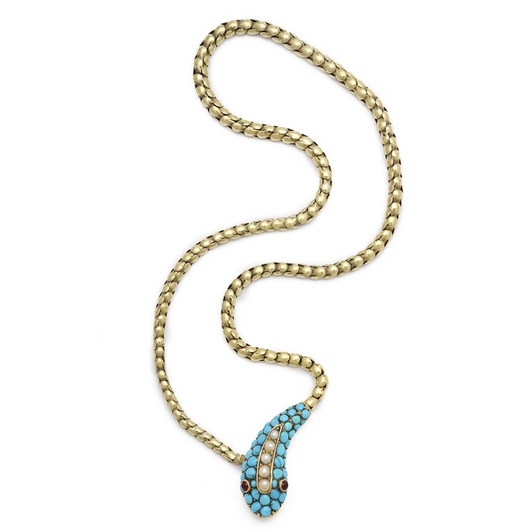 Victorian Snake Necklace