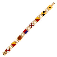 1930s Naval Signal Flag Bracelet