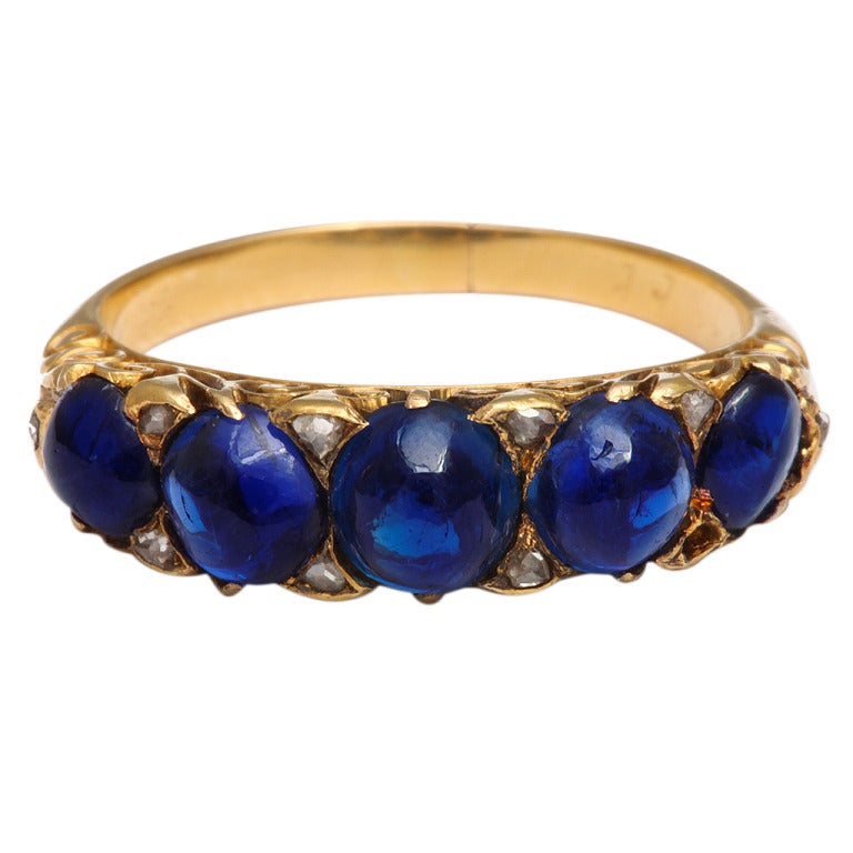Antique Victorian Sapphire Ring at 1stdibs