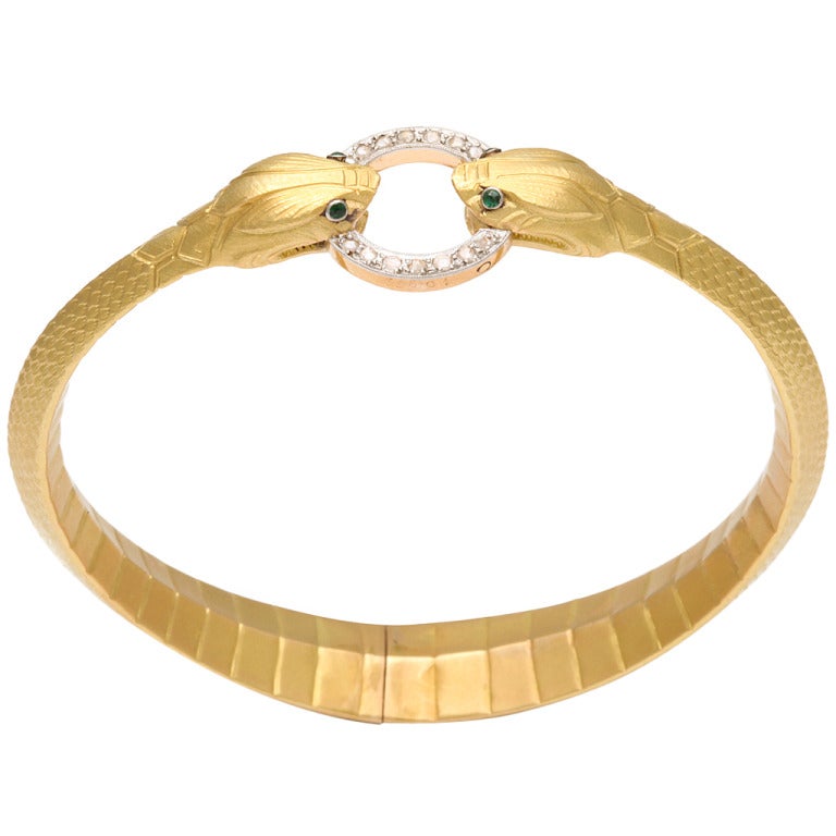 Antique Snake Bangle