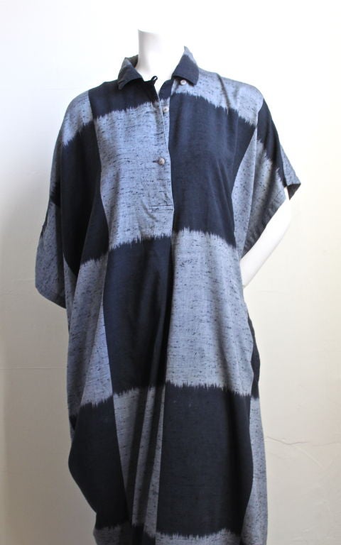 early 1980's ISSEY MIYAKE asymmetrical caftan