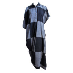 early 1980's ISSEY MIYAKE asymmetrical caftan