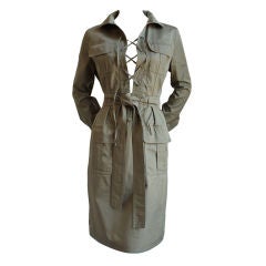 TOM FORD for YVES SAINT LAURENT safari dress