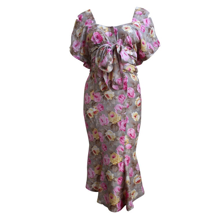*SALE* 1990's THIERRY MUGLER floral dress
