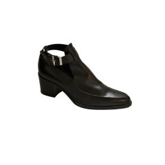 1990's CESARE PACIOTTI black shoes with ankle straps - 37