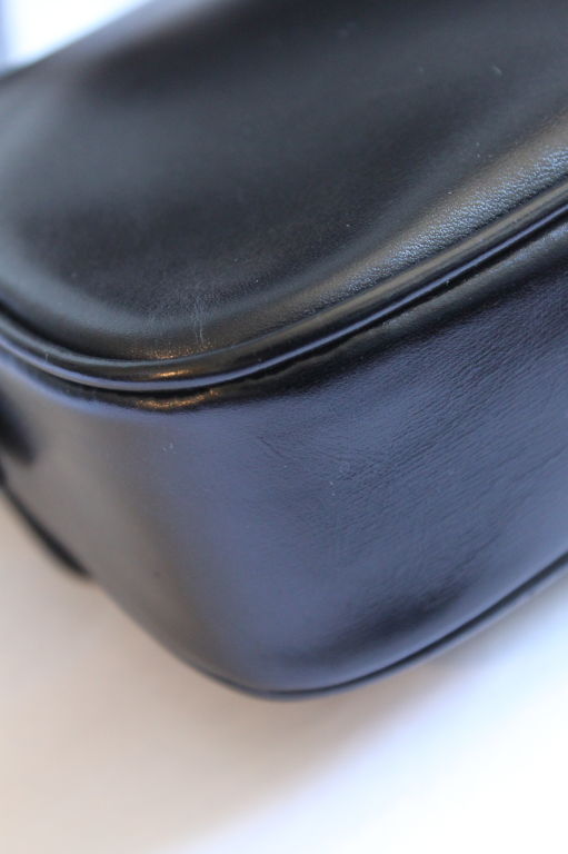 Women's 70''s CELINE black box leather bag