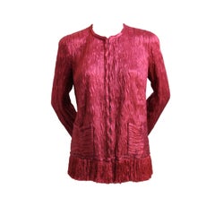1970's CHANEL haute couture silk & tulle jacket