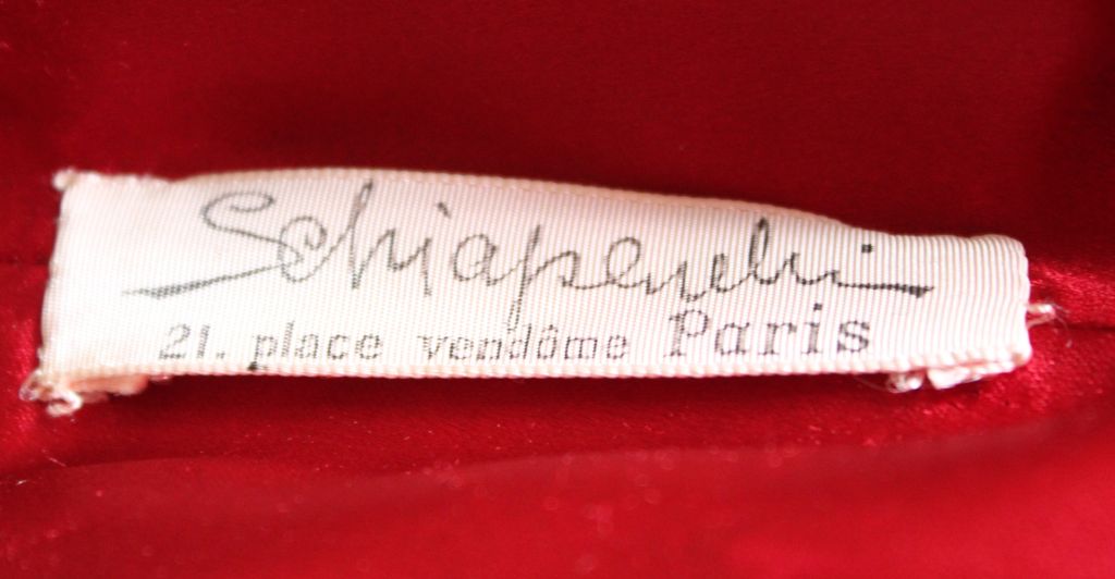 rare ELSA SCHIAPARELLI 1930's velvet & silk embriodered coat 2