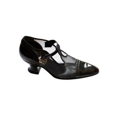 Vintage very rare JEAN PAUL GAULTIER black patent leather & mesh heels