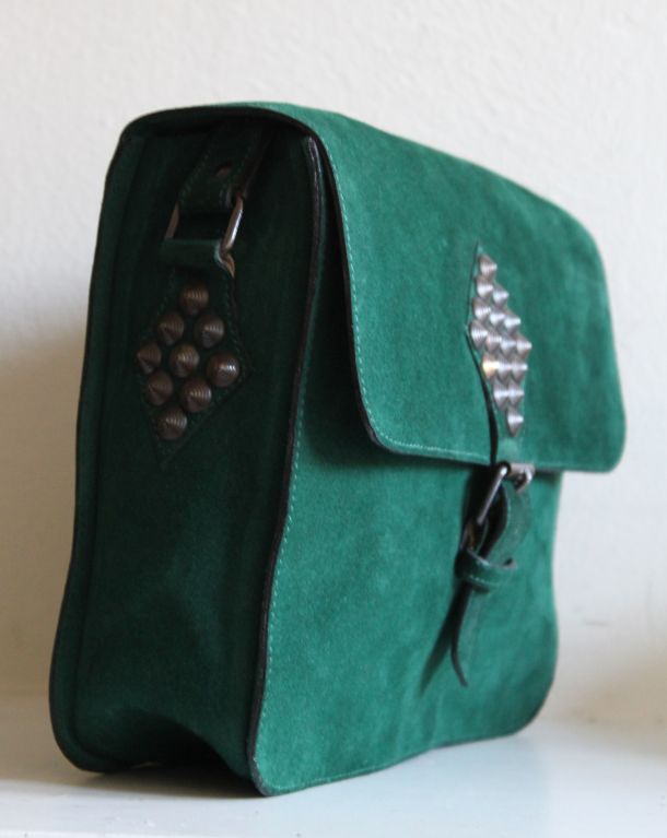 Yves Saint Laurent Green Purse