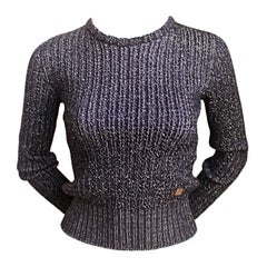 CHANEL lurex sweater