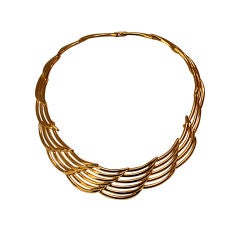 **SALE** TRIFARI gilt modernist collar Was $250 NOW $95