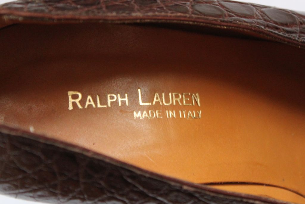 ralph lauren brown heels