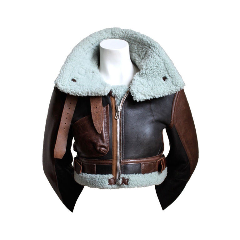 Balenciaga Shearling Coat - 5 For Sale on 1stDibs | balenciaga leather  shearling jacket, balenciaga shearling jacket, balenciaga sheepskin jacket