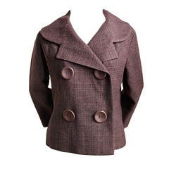 very rare 1960's PIERRE CARDIN brown jacket