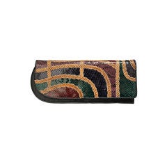 CARLOS FALCHI snakeskin patchwork clutch 5