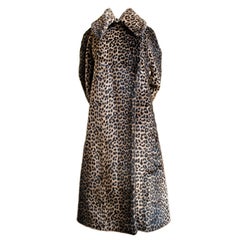 Vintage very rare 1980's AZZEDINE ALAIA leopard coat