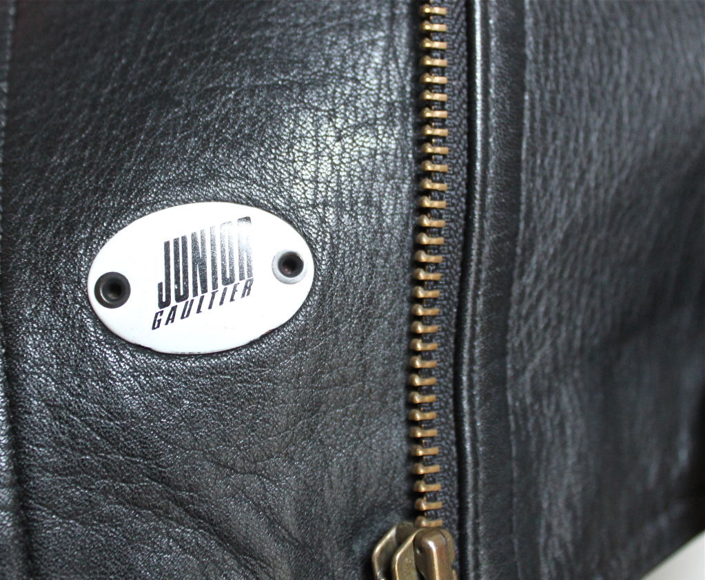 jean paul gaultier leather jacket