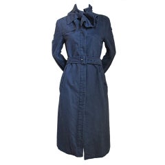 *SALE* VIKTOR & ROLF brushed cotton trench with bow WAS $595 NOW $225 10