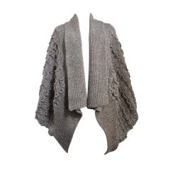 Vintage very rare 1980
s ISSEY MIYAKE cocoon sweater coat