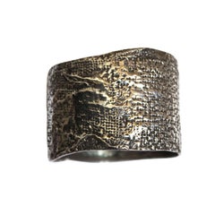 1970's handmade heavy sterling silver cuff
