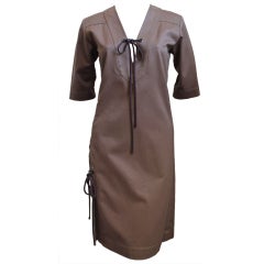 1990's YVES SAINT LAURENT safari dress 10