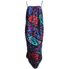*SALE* 70's MISSONI draped jersey dress with abstract print WAS $450 NOW $225 8