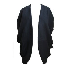 YVES SAINT LAURENT haute couture cashmere cocoon coat