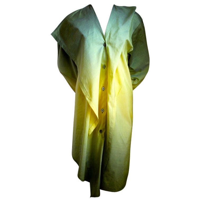 early ISSEY MIYAKE silk ombre dyed dress