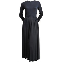1970's SCOTT BARRIE black jersey dress 4