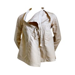 TOM FORD for GUCCI blush brushed cotton S/S 2002 runway jacket